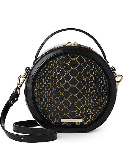 BRAHMIN Cavatica Collection Black Lane Crossbody Bag