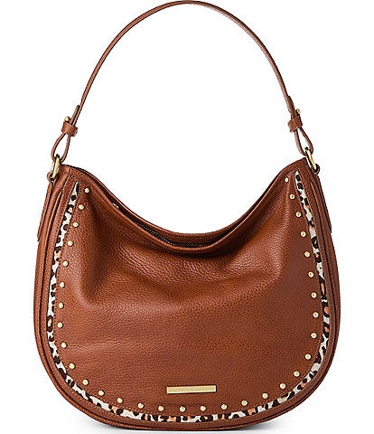 BRAHMIN Cherrywood Collection Tobacco Small Kathleen Shoulder Bag