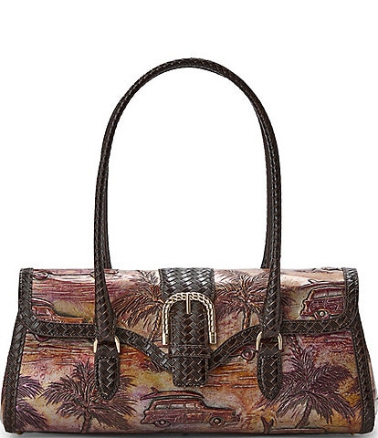 BRAHMIN Copa Cabana Collection Multi Dayan Satchel Bag