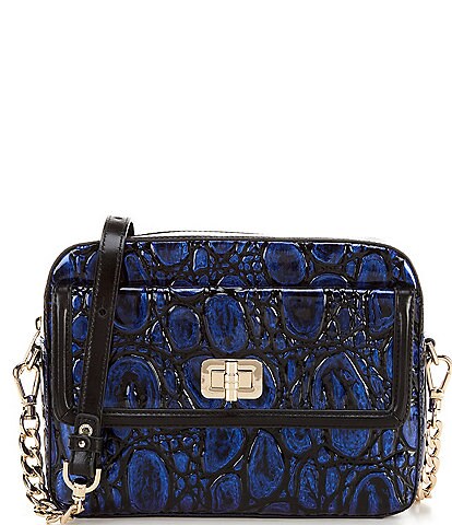 BRAHMIN Melbourne Collection Lush Shira Crocodile-Embossed Bucket