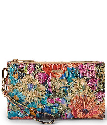 BRAHMIN Daisy Lasso Floral Wristlet