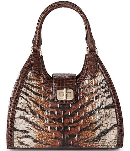 BRAHMIN Hermosa Collection Feline Adrian Satchel Bag