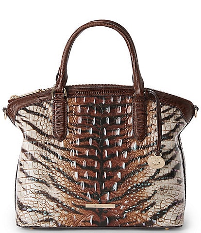 BRAHMIN Hermosa Collection Feline Duxbury Satchel Bag