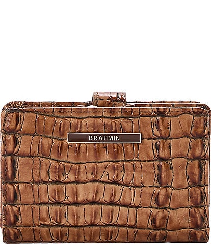 BRAHMIN Leontyne Collection Luggage Brown Hannah Wallet