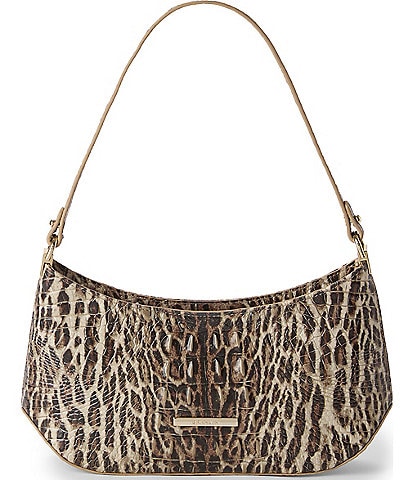 BRAHMIN Lilibeth Melbourne Collection Ocelot Animal Print Shoulder Bag