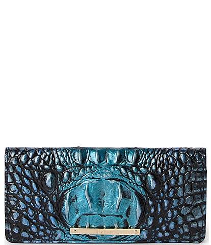 BRAHMIN Melbourne Collection Ady Eternal Blue Wallet