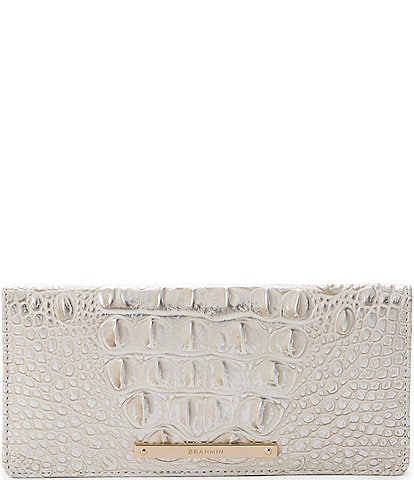 BRAHMIN Melbourne Collection Ivory Dream Ady Wallet