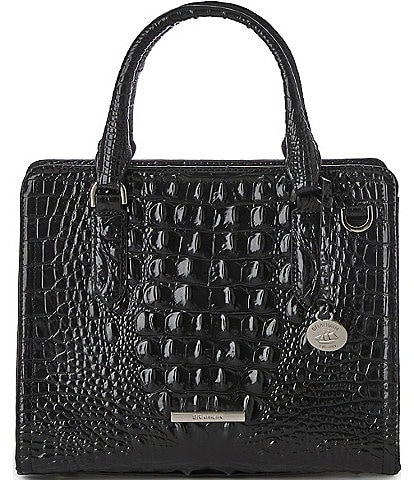 BRAHMIN Melbourne Collection Black Cami Satchel Bag