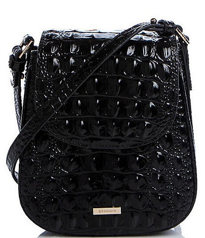 BRAHMIN Melbourne Collection Black Everlee Crossbody Bag