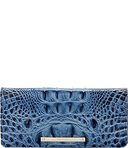 BRAHMIN Melbourne Collection Blue Serenade Ady Wallet