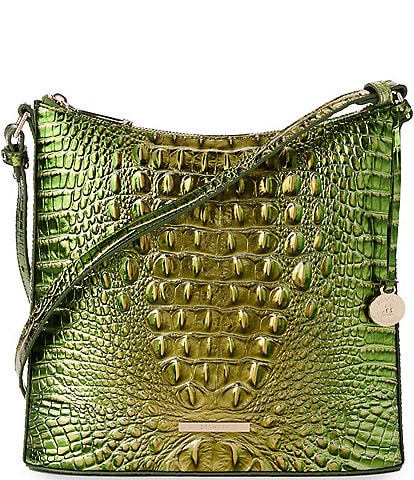 BRAHMIN Melbourne Collection Cacti Green Katie Crossbody Bag