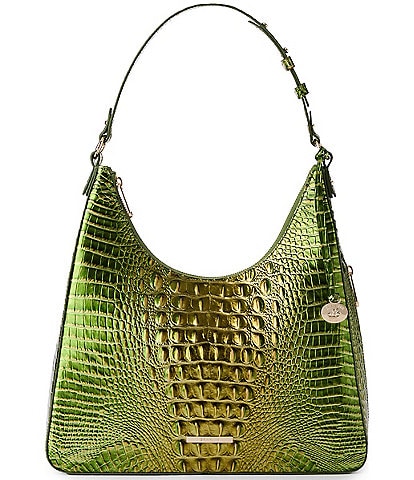 BRAHMIN Melbourne Collection Cacti Green Tabitha Shoulder Bag