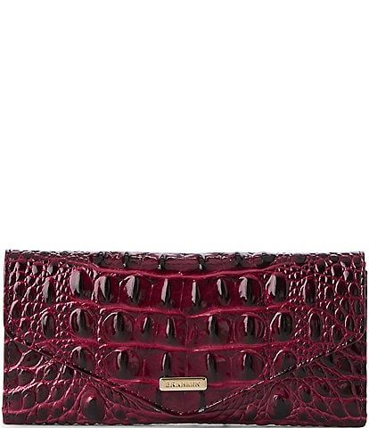 BRAHMIN Melbourne Collection Cherry Lacquer Veronica Wallet