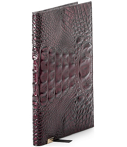BRAHMIN Melbourne Collection Crocodile Embossed Leather Journal