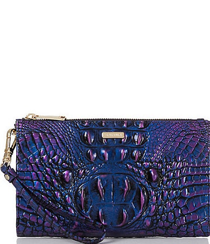 Leather bag Brahmin Blue in Leather - 37579472