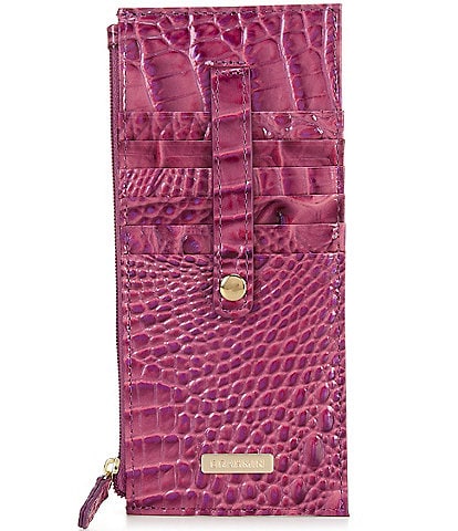 BRAHMIN Melbourne Collection Dewberry Credit Card Wallet