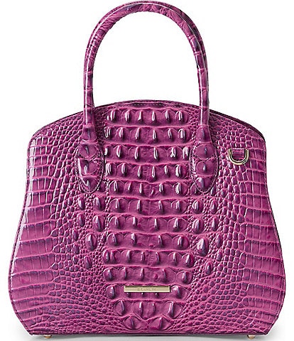 BRAHMIN Melbourne Collection Dewberry Rosetta Satchel Bag