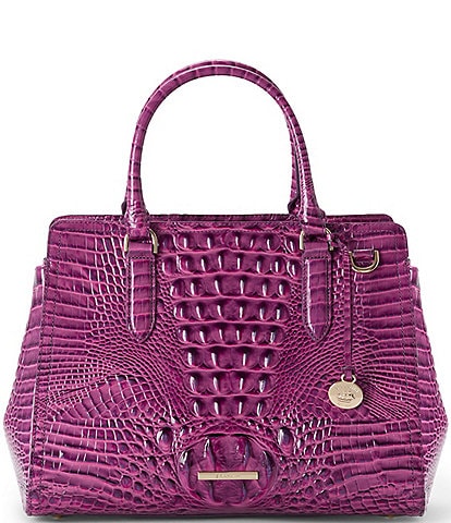 BRAHMIN Melbourne Collection Dewberry Small Finley Satchel Bag