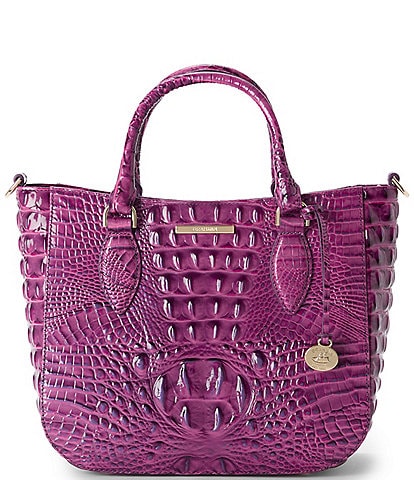 BRAHMIN Melbourne Collection Dewberry Small Lena Satchel Bag
