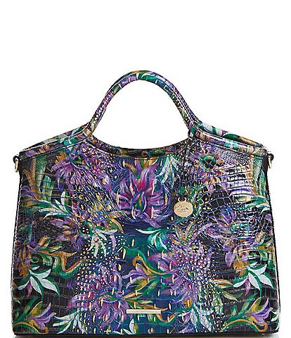 BRAHMIN Melbourne Collection Elaine Leather Satchel Bag