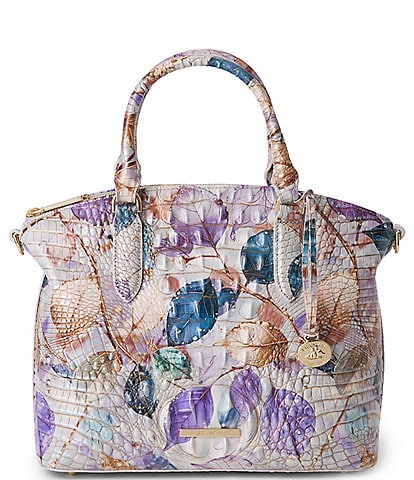 BRAHMIN Melbourne Collection Frosted Duxbury Satchel Bag