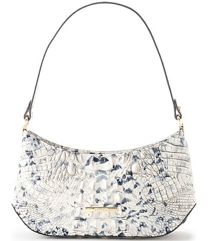 BRAHMIN Melbourne Collection Lilibeth Snow Owl Shoulder Bag