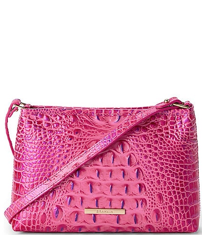 Brahmin Melbourne Collection Lorelei Phlox Pink Shoulder Bag