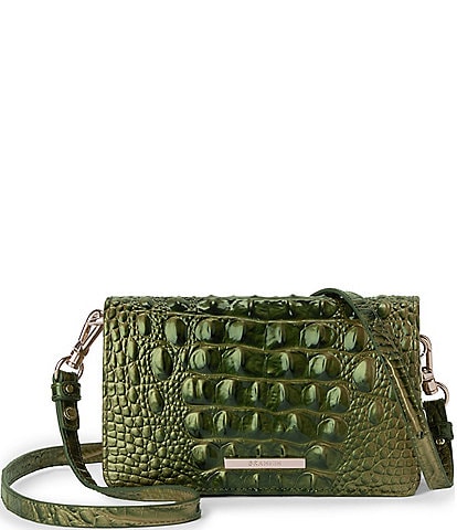 BRAHMIN Melbourne Collection Matcha Green Minuette Crossbody Bag