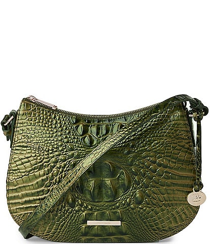 BRAHMIN Melbourne Collection Matcha Green Shayna Crossbody Bag