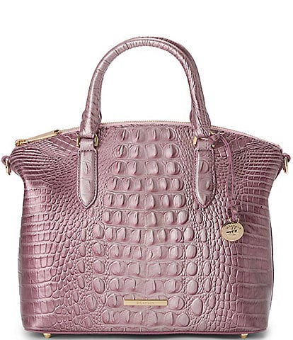 BRAHMIN Melbourne Collection Mellow Rose Duxbury Satchel Bag