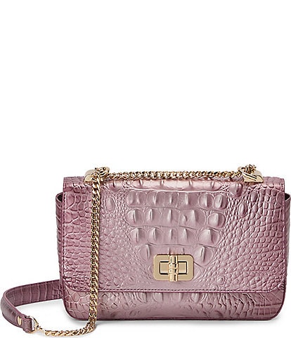 BRAHMIN Melbourne Collection Mellow Rose Hallie Crossbody Bag