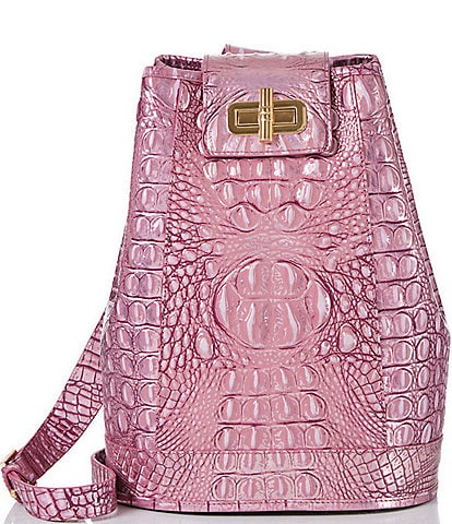 BRAHMIN Melbourne Collection Mulberry Potion Maddie Sling Backpack