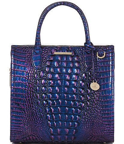 BRAHMIN Dusty Blue Melbourne Tia: Handbags