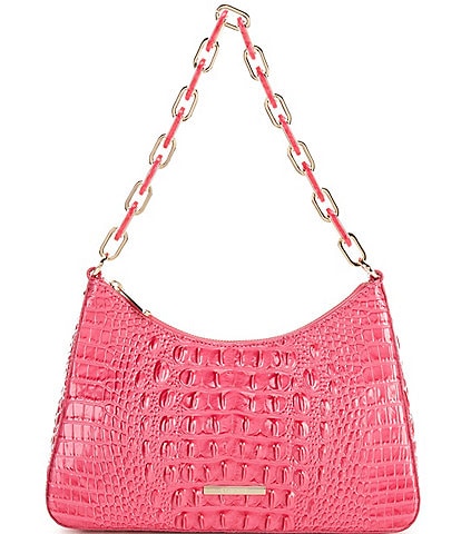 BRAHMIN Melbourne Collection Paradise Pink Mod Shayna Shoulder Bag