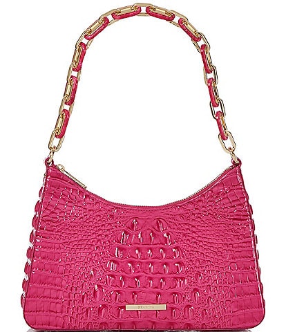 BRAHMIN Melbourne Collection Paradise Pink Mod Shayna Shoulder Bag
