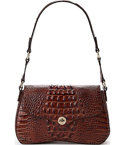 BRAHMIN Melbourne Collection Pecan Nerida Shoulder Bag