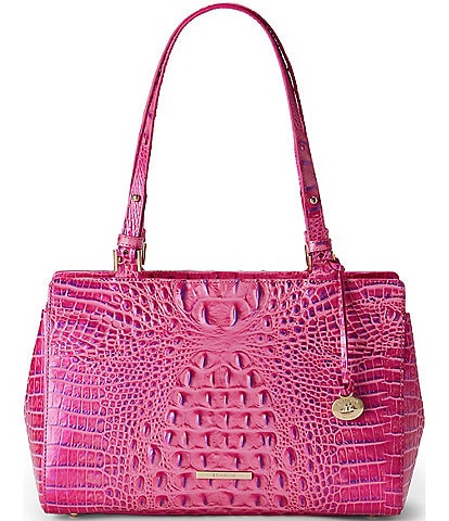 BRAHMIN Melbourne Collection Phlox Pink Josette Tote Bag