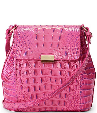 BRAHMIN Melbourne Collection Phlox Pink Margo Crossbody Bag