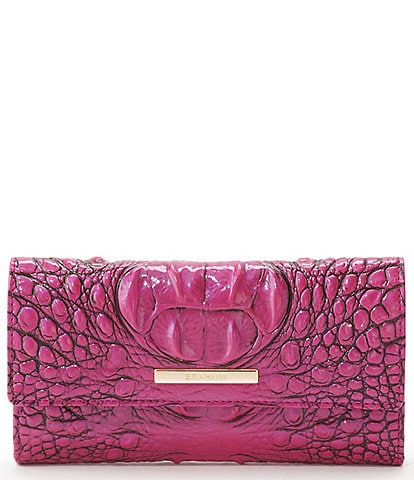 BRAHMIN Melbourne Collection Pink Flare Cordelia Wallet