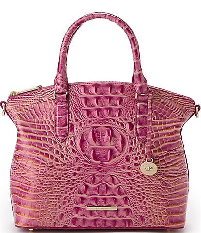 BRAHMIN Melbourne Collection Rouge Blush Duxbury Satchel Bag