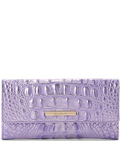 BRAHMIN Melbourne Collection Sheer Lavender Cordelia Wallet