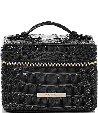 BRAHMIN Melbourne Collection Small Charmaine Travel Leather Makeup Bag