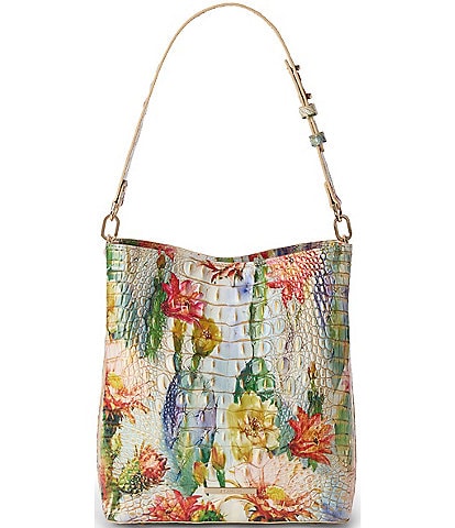 BRAHMIN Melbourne Collection Succulent Bloom Celina Bucket Bag
