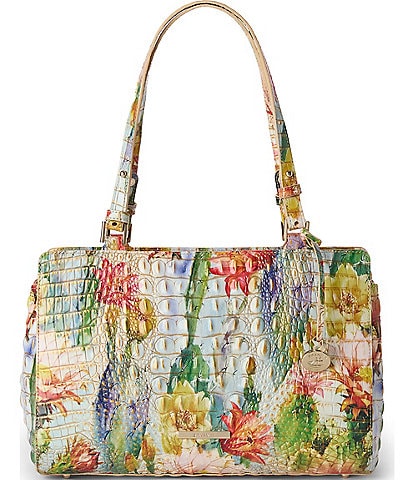 BRAHMIN Melbourne Collection Succulent Bloom Josette Tote Bag