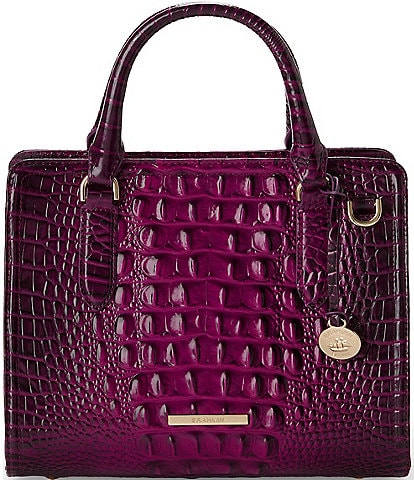 BRAHMIN Melbourne Collection Sugar Plum Cami Satchel Bag