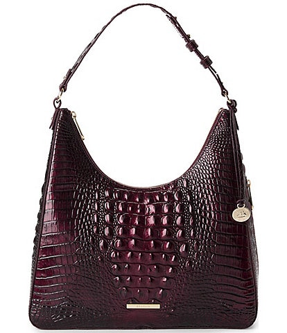 BRAHMIN Melbourne Collection Tabitha Oxblood Shoulder Bag