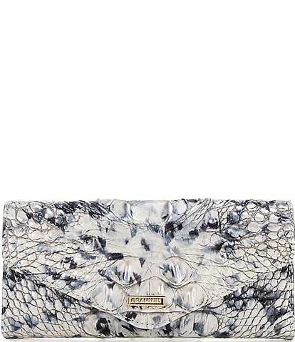 BRAHMIN Melbourne Collection Veronica Snow Owl Wallet