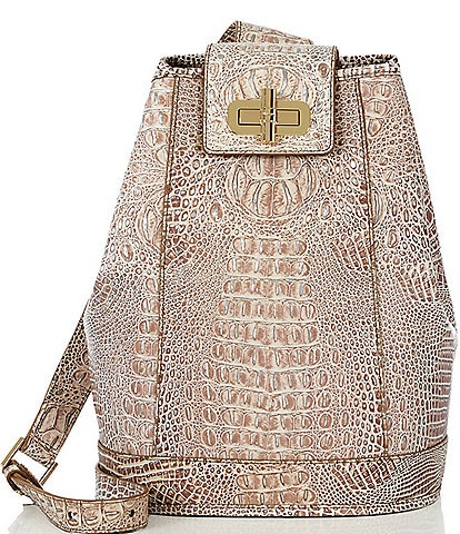 BRAHMIN Mini Melbourne Collection Birch Maddie Sling Backpack