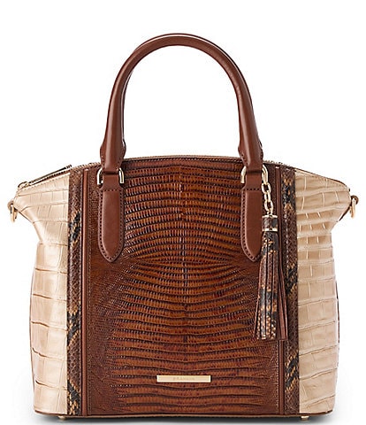 BRAHMIN Multi Compose Collection Duxbury Satchel Bag