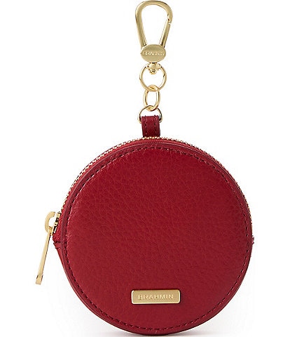 BRAHMIN Mystic Collection Radiant Red Circle Coin Purse